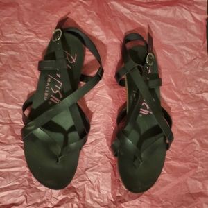 Black blowfish sandles